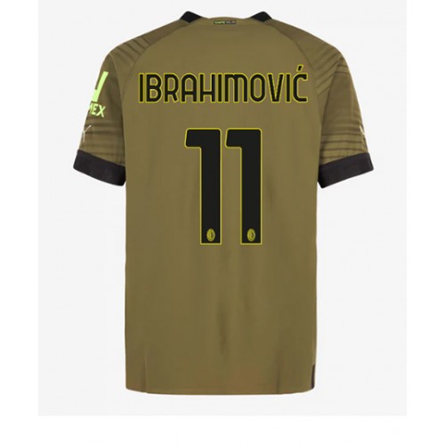 Fotbalové Dres AC Milan Zlatan Ibrahimovic #11 Alternativní 2022-23 Krátký Rukáv